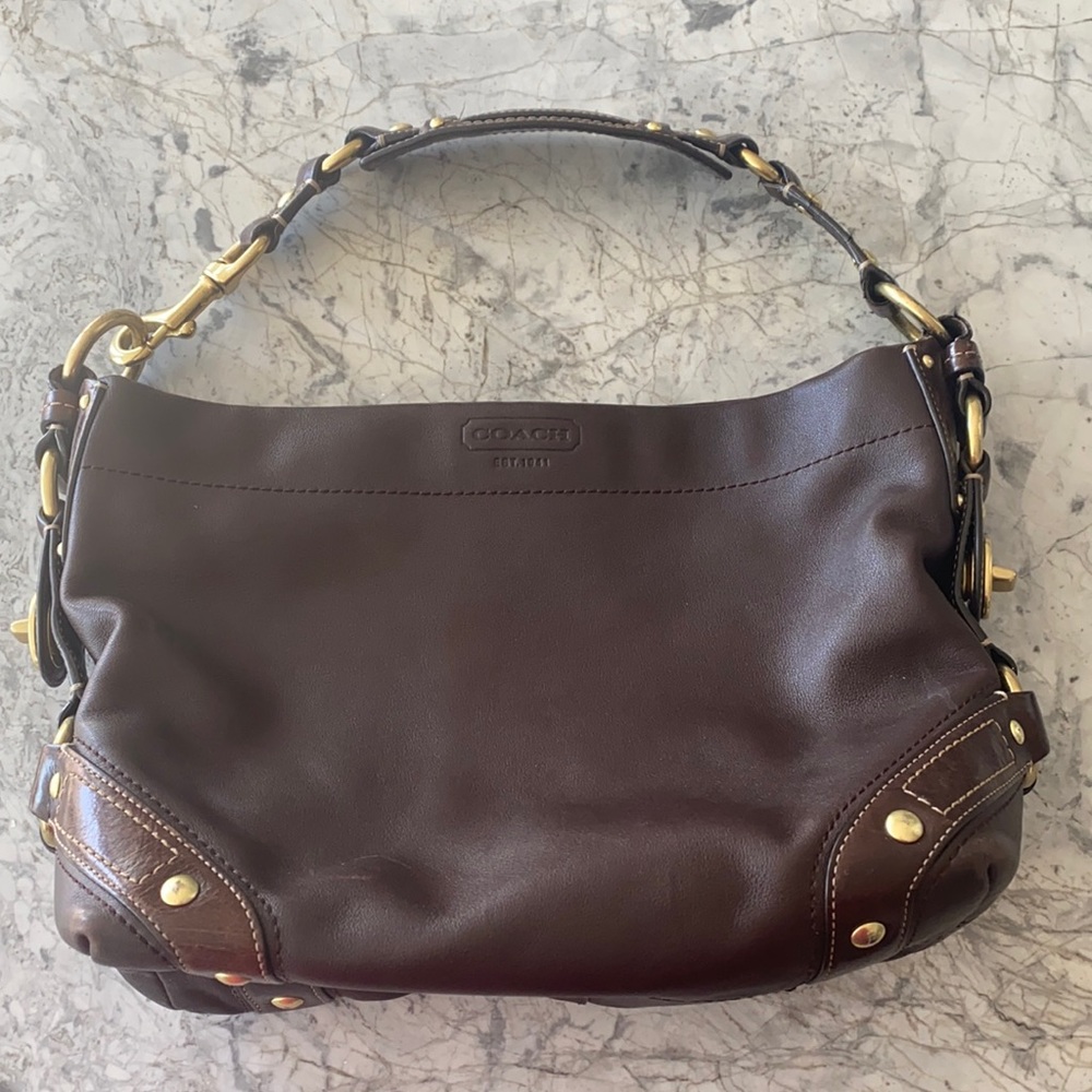 Coach Shoulder Bag with Number